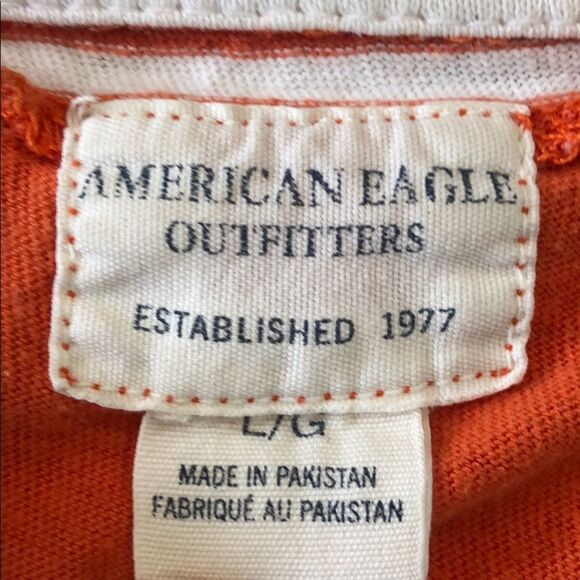 Vintage American Eagle Ring Neck T Mens L - Picture 3 of 3